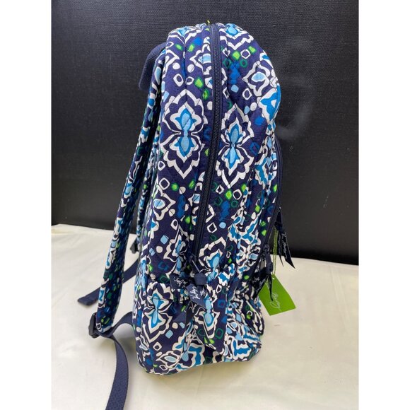 Vera Bradley Ink Blue Women\'s Floral Campus Backpack SKU 6098 main image 5